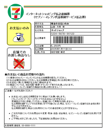 エックスサーバーのコンビニ払いの支払い方法